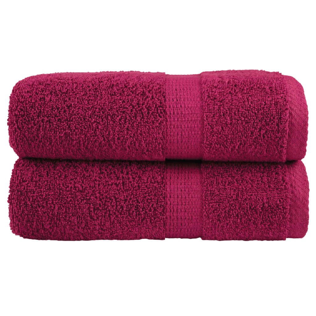 Premium washandjes SOLUND 2 stuks Bordeaux 30x30cm 600 g/m² is nu te koop bij PeponiXL, paradijselijk wonen!