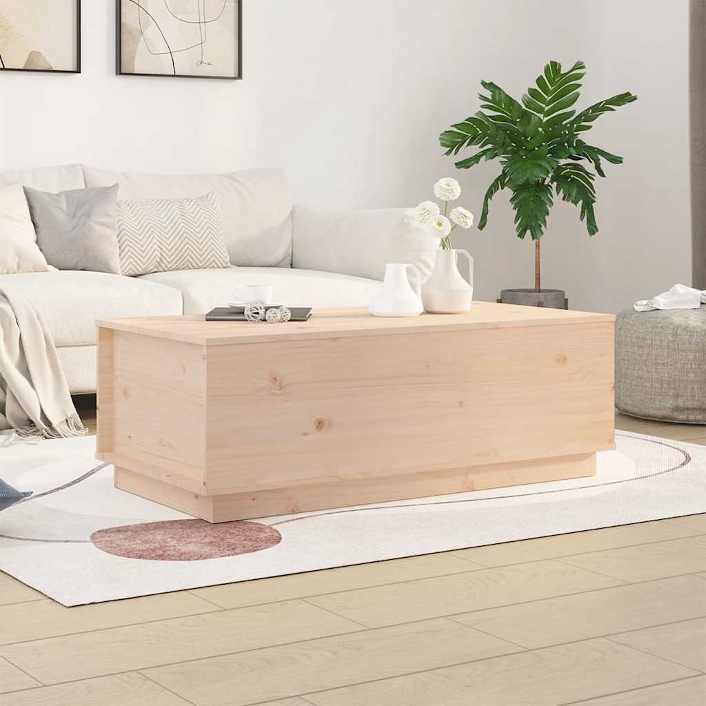Salontafel 100x50x35 cm massief grenenhout is nu te koop bij PeponiXL, paradijselijk wonen!
