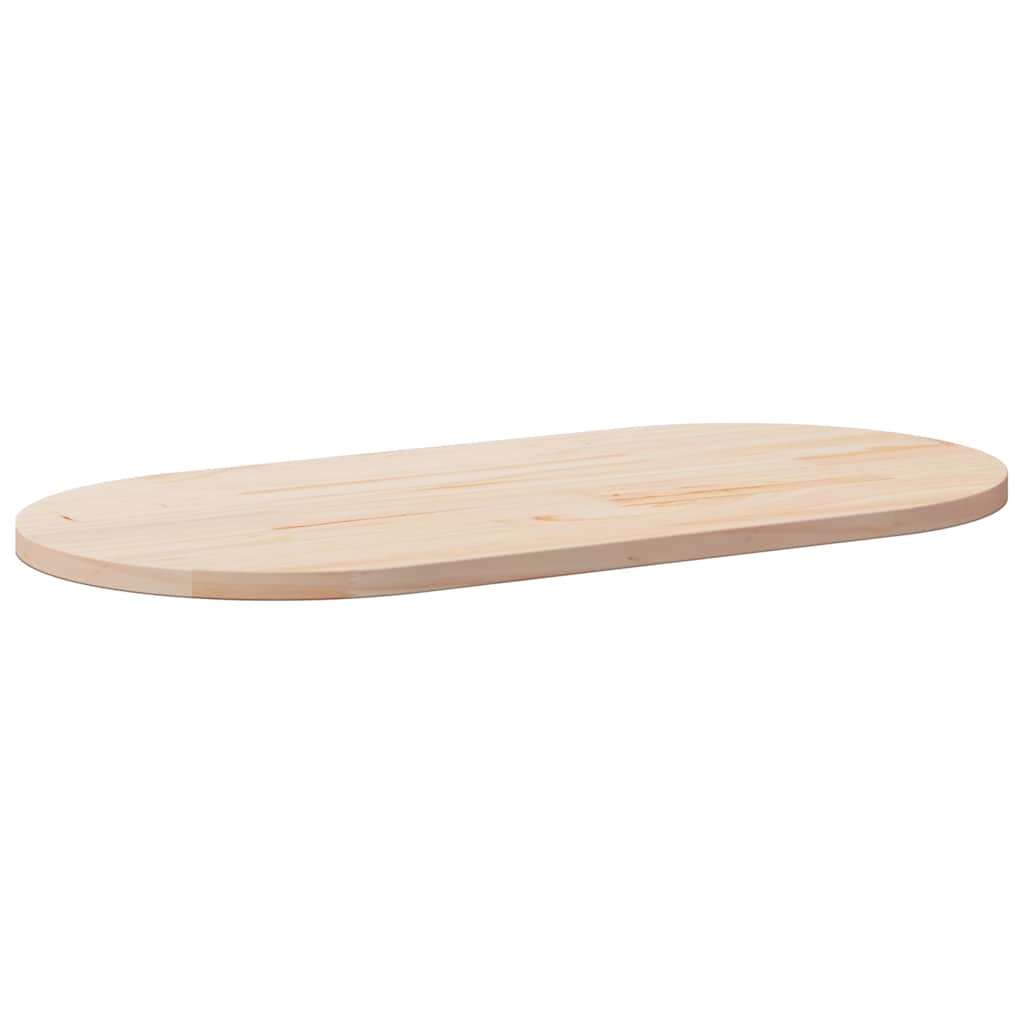 Tafelblad 110x55x2,5 cm massief grenenhout ovaal is nu te koop bij PeponiXL, paradijselijk wonen!