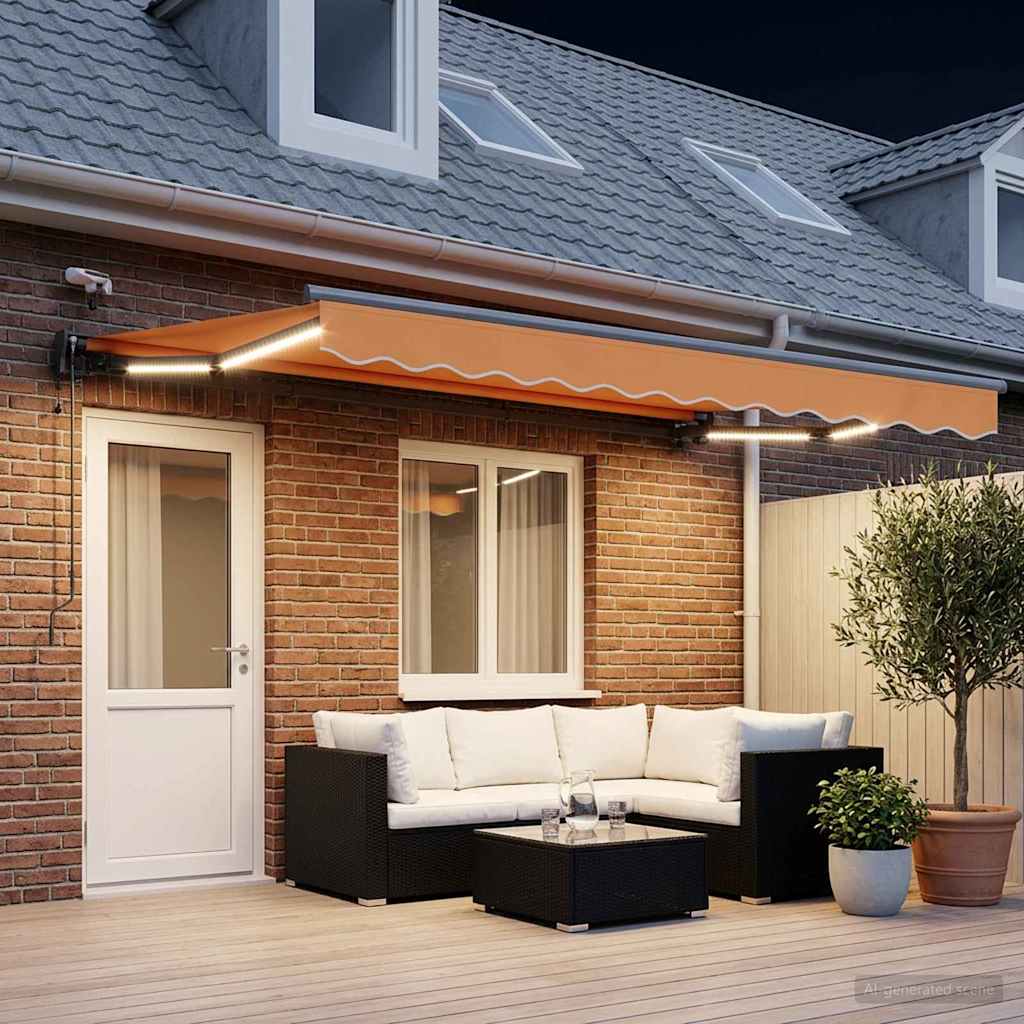 Elektrisch Uittrekbaar Zonnescherm Zand 4 × 3 m is nu te koop bij PeponiXL, paradijselijk wonen!