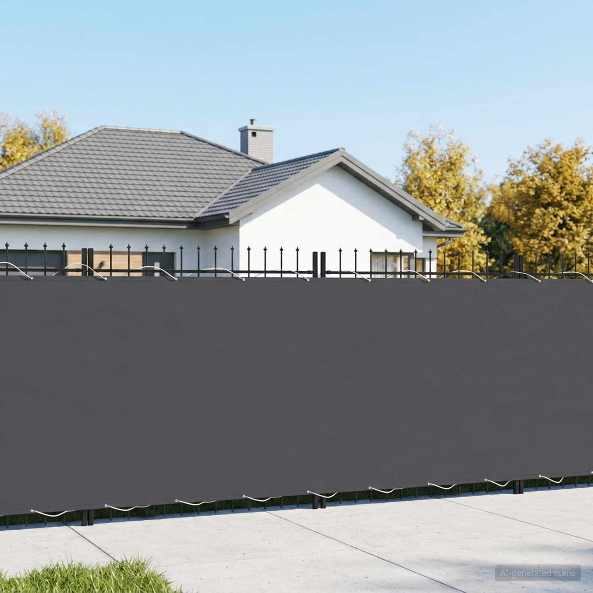 Balkon Privacy Scherm 1,8 x 25 m Stof met PU-coating is nu te koop bij PeponiXL, paradijselijk wonen!