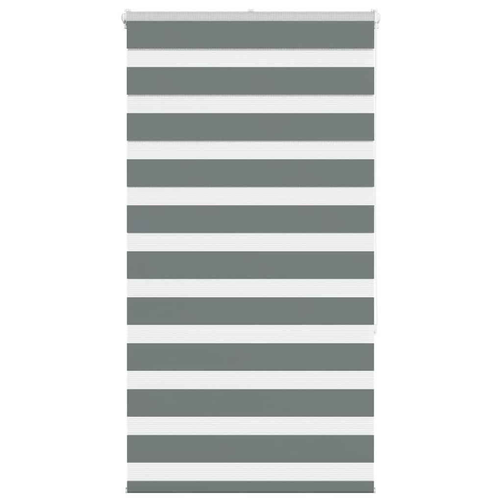 Zebra rolgordijn 90x150 cm stofbreedte 85,9 cm donkergrijs is nu te koop bij PeponiXL, paradijselijk wonen!