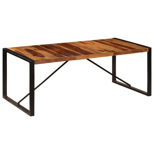 Eettafel 200x100x75 cm massief acaciahout is nu te koop bij PeponiXL, paradijselijk wonen!