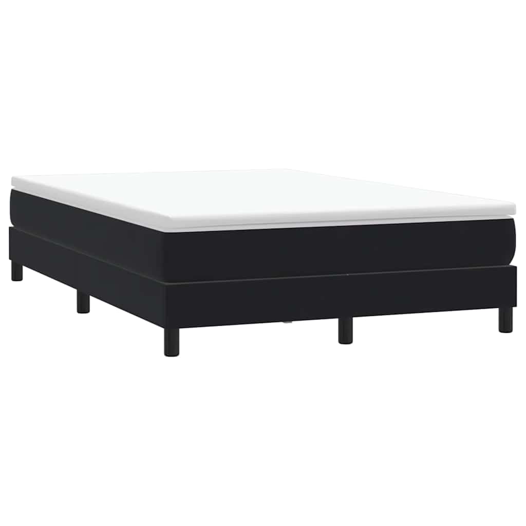 Boxspring zonder matras fluweel zwart 160x210 cm is nu te koop bij PeponiXL, paradijselijk wonen!