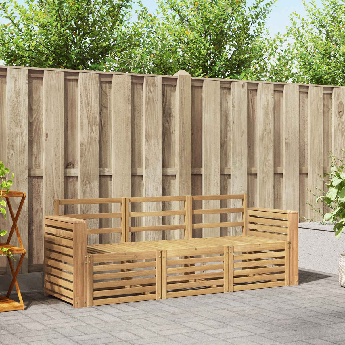 Sofa-Sets Massief Acaciahout is nu te koop bij PeponiXL, paradijselijk wonen!