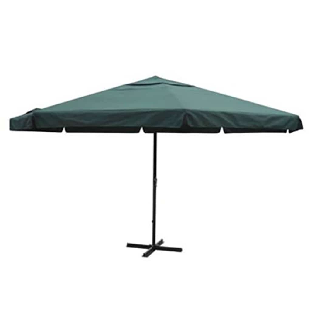 Parasol Samos 500 cm aluminium groen is nu te koop bij PeponiXL, paradijselijk wonen!