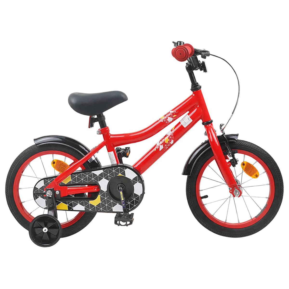 Kinderfiets 14 Inch voor 3-5 jaar oud Rood is nu te koop bij PeponiXL, paradijselijk wonen!