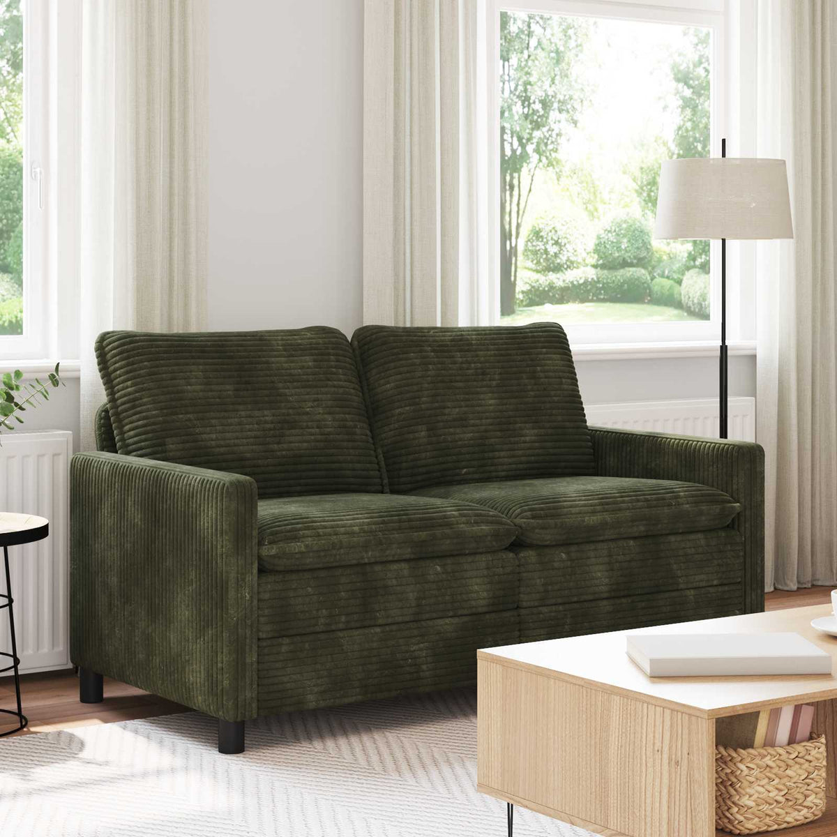 Bank Groen 156 x 81 x 87,5 cm Polyester is nu te koop bij PeponiXL, paradijselijk wonen!