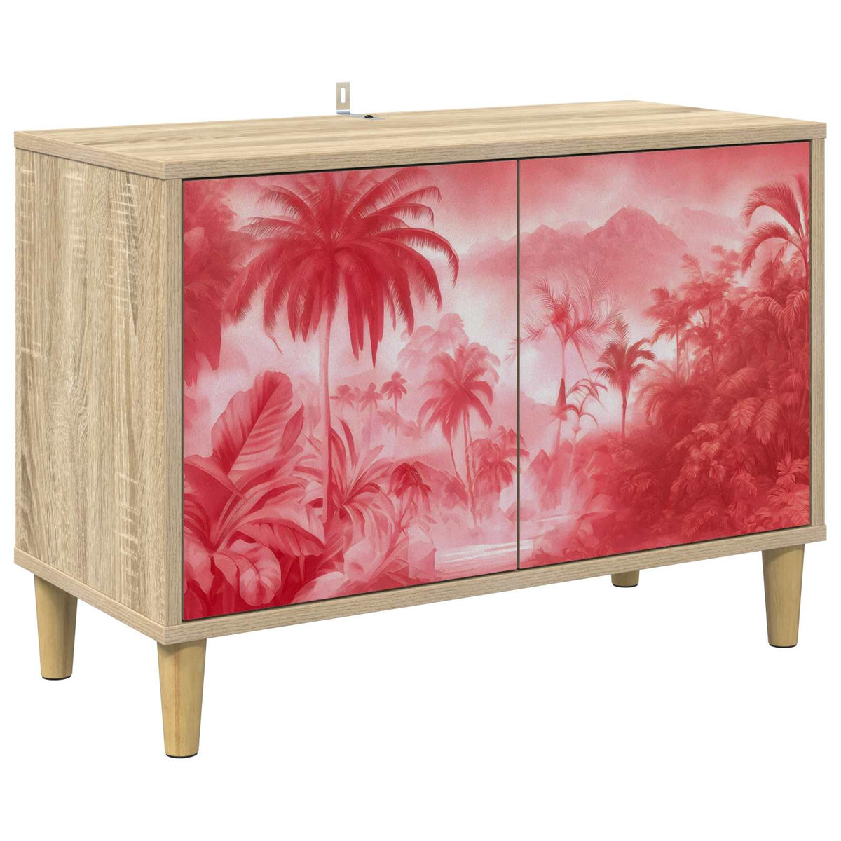 Tv-meubel AACHEN 69 x 33 x 50 cm Sonoma Bewerkt hout is nu te koop bij PeponiXL, paradijselijk wonen!