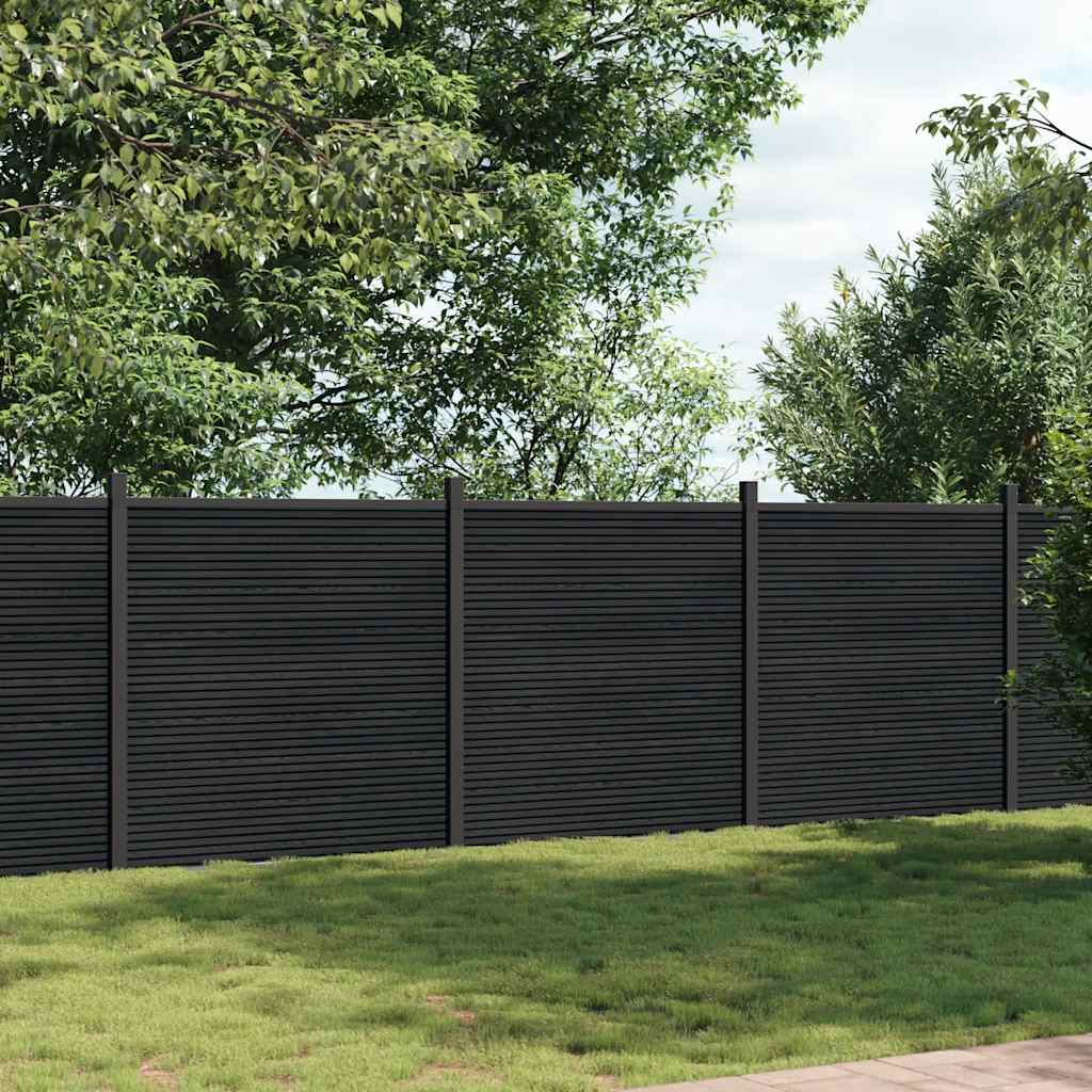 Schuttingpaneel 526x186 cm HKC grijs is nu te koop bij PeponiXL, paradijselijk wonen!