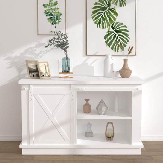 Ophangset voor minischuifdeur 152 cm koolstofstaal wit is nu te koop bij PeponiXL, paradijselijk wonen!