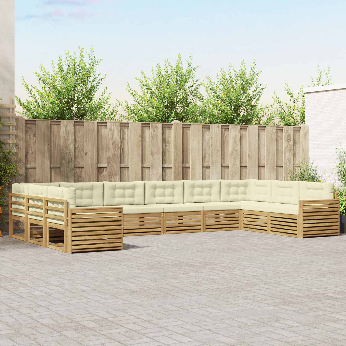 Sofa-Sets Massief Acaciahout is nu te koop bij PeponiXL, paradijselijk wonen!