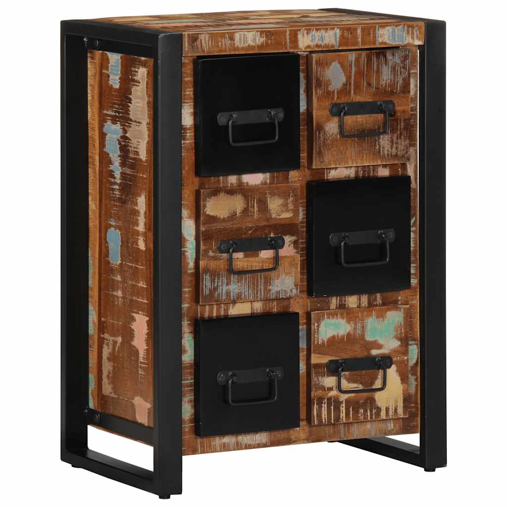 Dressoir 50x35x70 cm massief gerecycled hout is nu te koop bij PeponiXL, paradijselijk wonen!