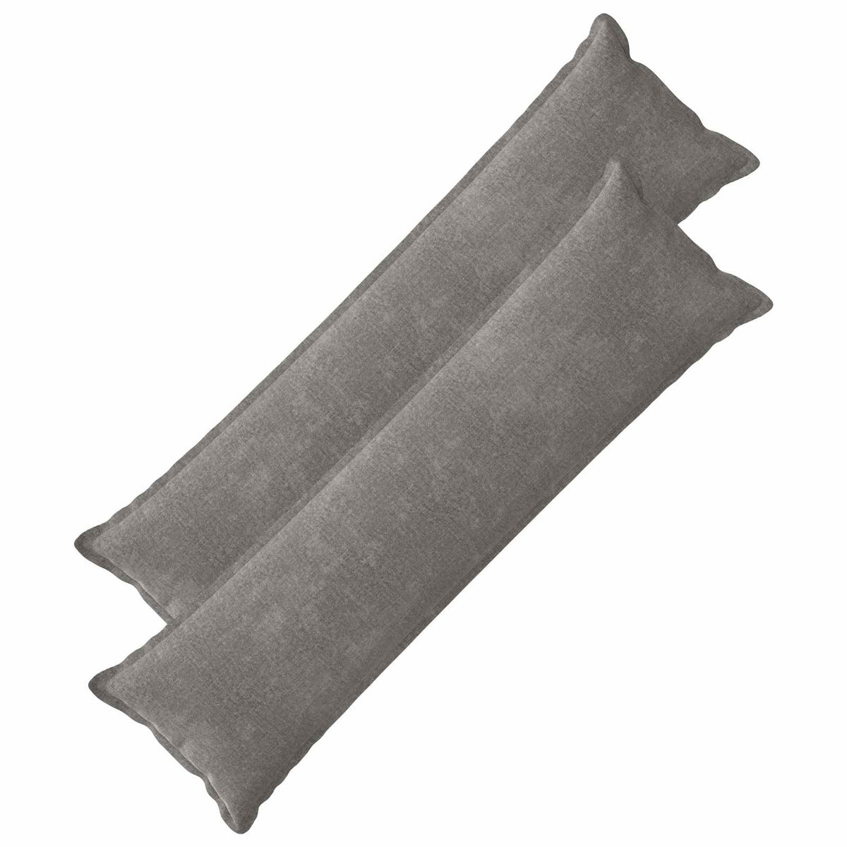 Kussensloop 2 st HOUTEN Donkergrijs 40 x 145 cm Chenille Stof is nu te koop bij PeponiXL, paradijselijk wonen!