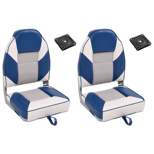 4-delige Bootstoelenset met hoge rugleuning inklapbaar is nu te koop bij PeponiXL, paradijselijk wonen!