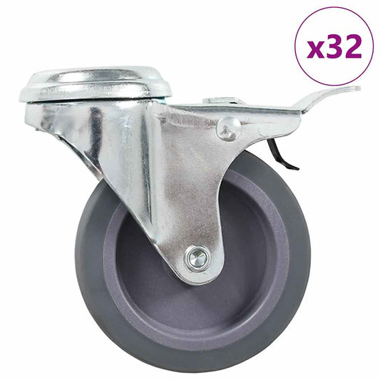 32 st Zwenkwielen met boutgaten 75 mm is nu te koop bij PeponiXL, paradijselijk wonen!