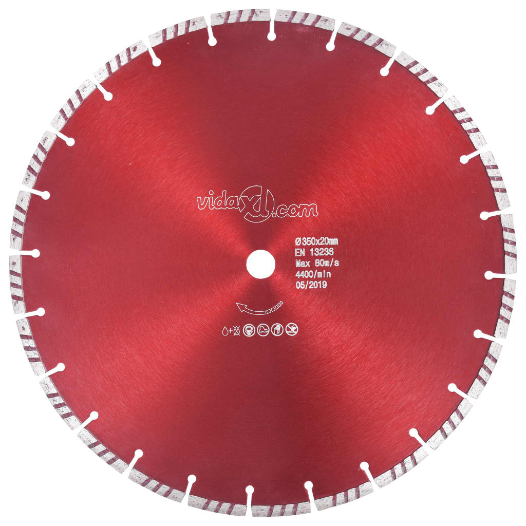 Diamantzaagblad met turbo 350 mm staal is nu te koop bij PeponiXL, paradijselijk wonen!