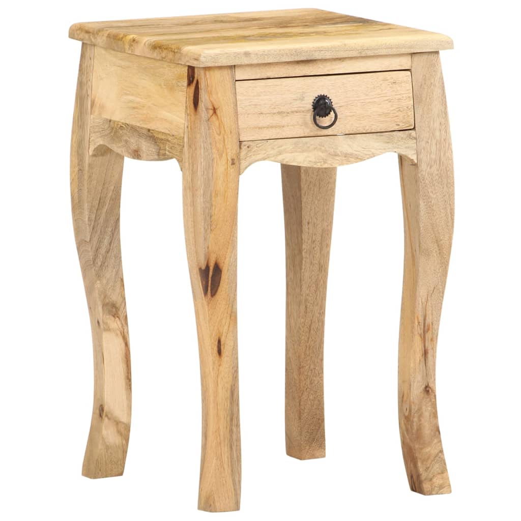Nachtkastje 28x28x46 cm massief mangohout is nu te koop bij PeponiXL, paradijselijk wonen!