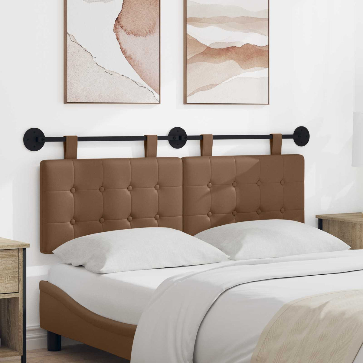 Hangend hoofdbord Kunstleer is nu te koop bij PeponiXL, paradijselijk wonen!