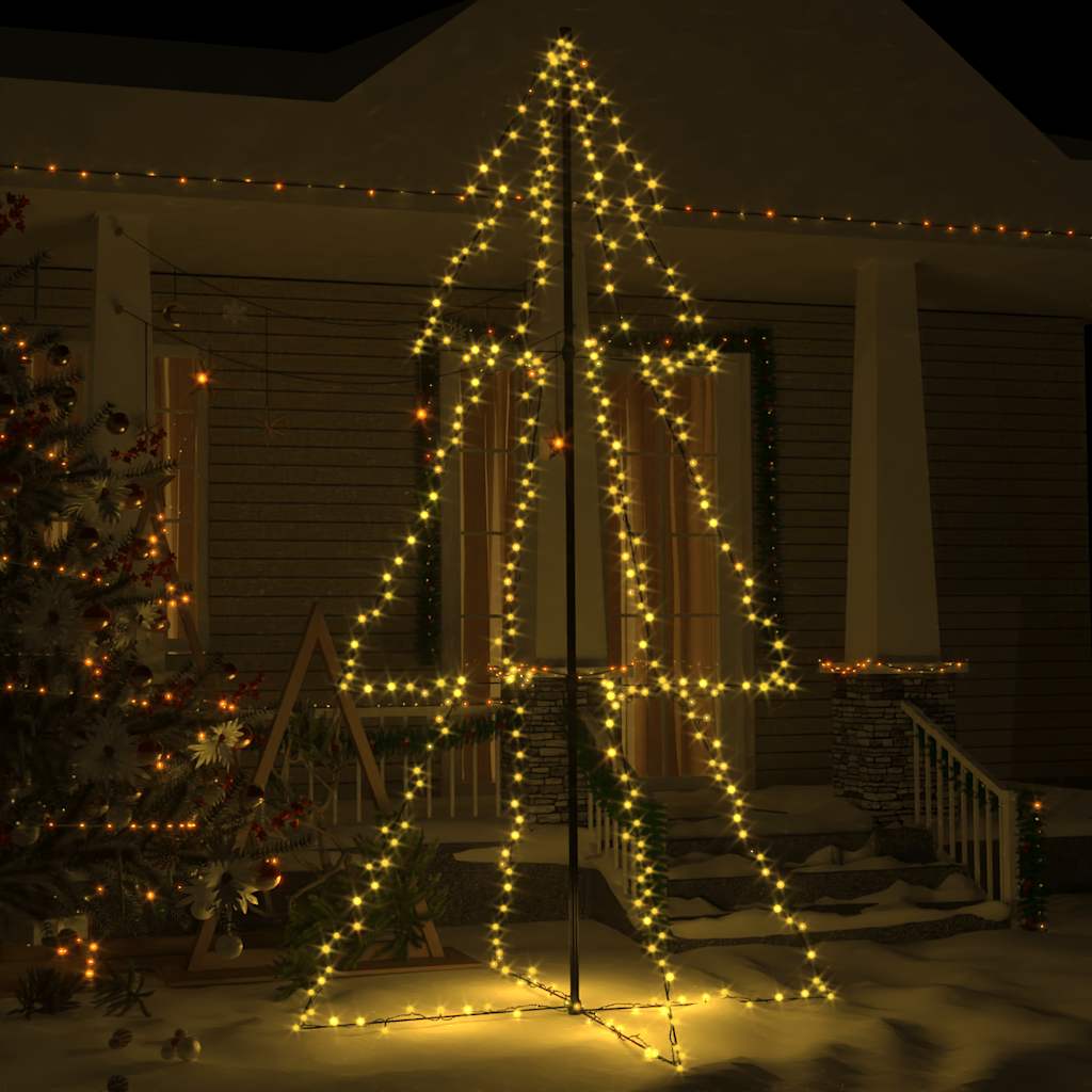 Kegelkerstboom 300 LED's binnen en buiten 120x220 cm is nu te koop bij PeponiXL, paradijselijk wonen!