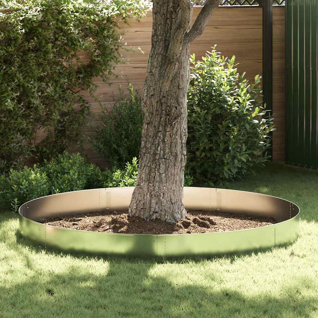 Gazonranden 5 pcs Zilver 100 x 25 x 0,07 cm is nu te koop bij PeponiXL, paradijselijk wonen!