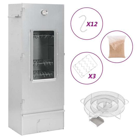 BBQ-rookoven met koude rookgenerator gegalvaniseerd staal is nu te koop bij PeponiXL, paradijselijk wonen!