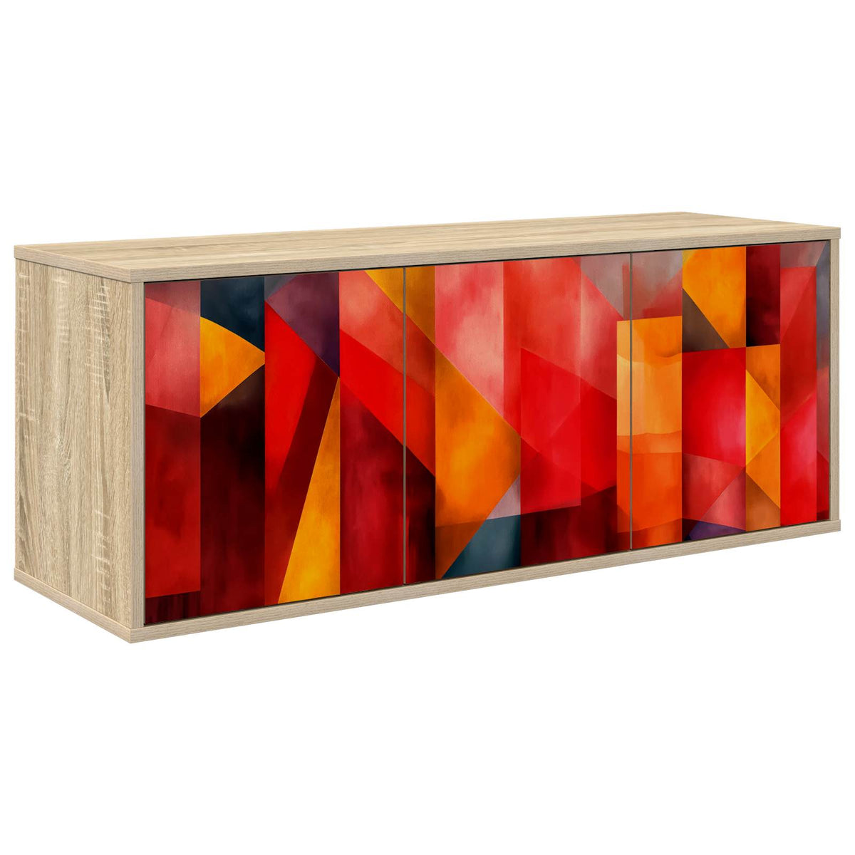 Wandgemonteerd tv-meubel HEESCH 102 x 33 x 40 cm Sonoma Eiken is nu te koop bij PeponiXL, paradijselijk wonen!