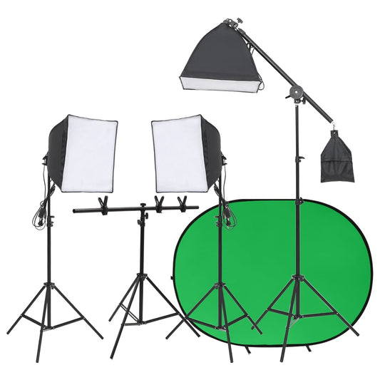 Fotostudioset met verlichtingsset en achtergrondscherm is nu te koop bij PeponiXL, paradijselijk wonen!