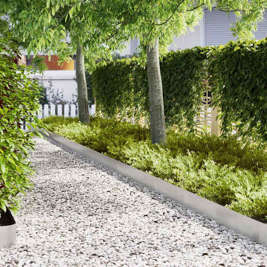 Tuinrand 30 pcs Zilver 100 x 0.05 x 20 cm Roestvrij staal is nu te koop bij PeponiXL, paradijselijk wonen!