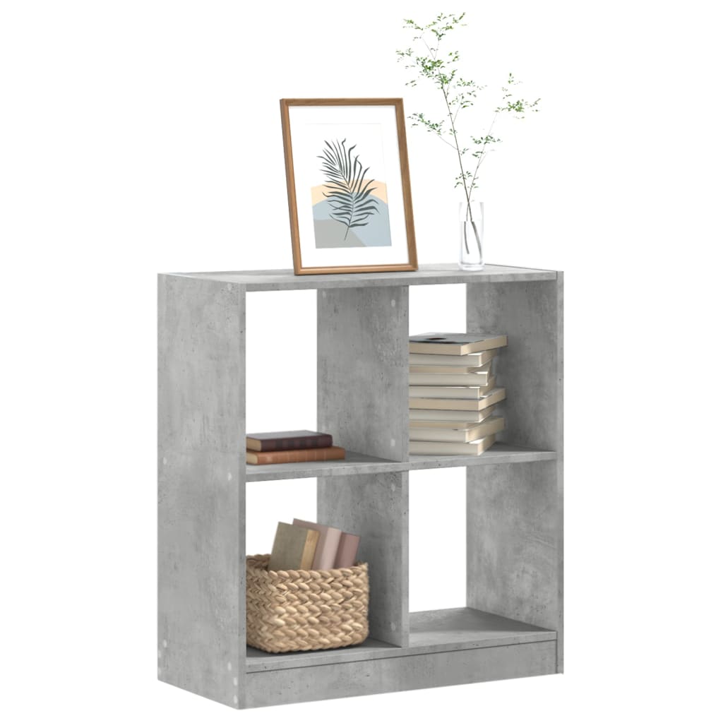 Boekenkast 68,5x32x75 cm bewerkt hout betongrijs is nu te koop bij PeponiXL, paradijselijk wonen!