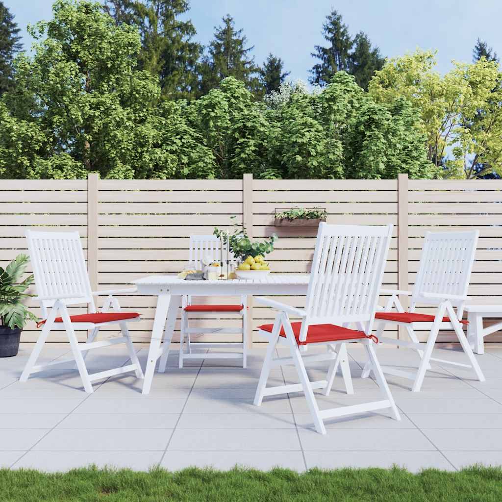 Tuinstoelkussens 4 st 50x50x4 cm oxford stof rood is nu te koop bij PeponiXL, paradijselijk wonen!