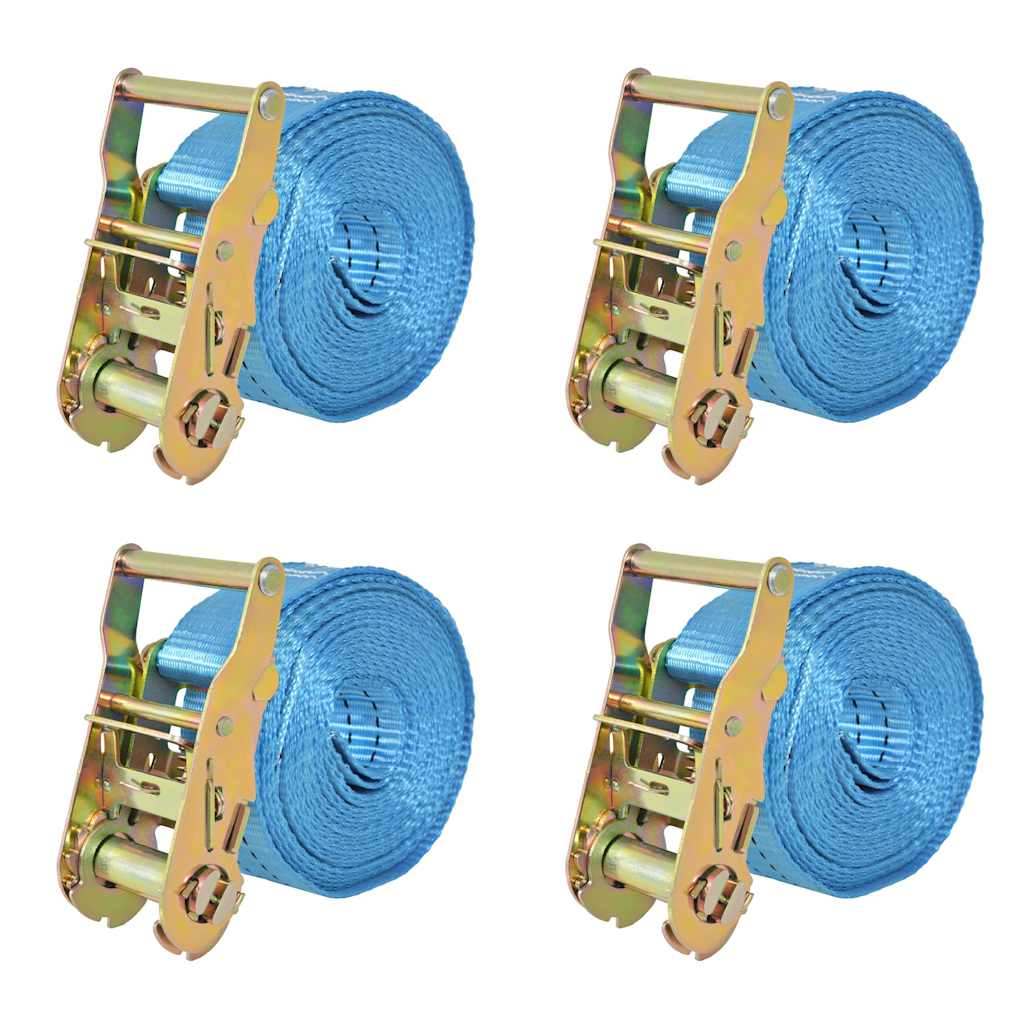 Spanbanden 2 ton 6mx38mm blauw 4 st is nu te koop bij PeponiXL, paradijselijk wonen!