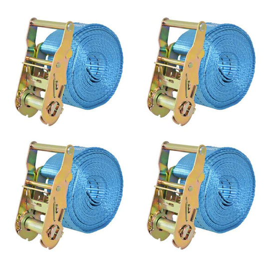 Spanbanden 2 ton 6mx38mm blauw 4 st is nu te koop bij PeponiXL, paradijselijk wonen!