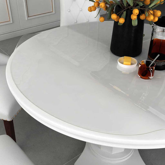 Tafelbeschermer Ø70 cm 1,6 mm PVC transparant is nu te koop bij PeponiXL, paradijselijk wonen!