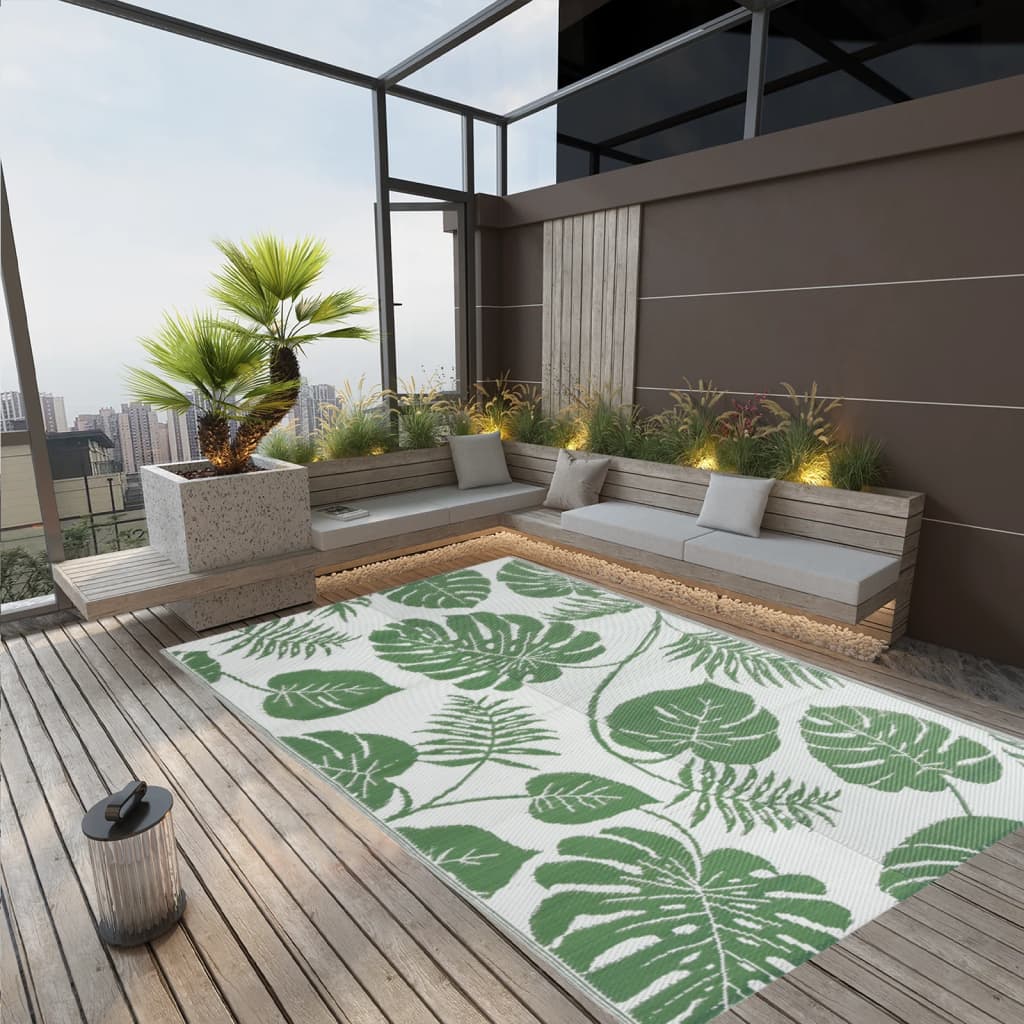 Buitenkleed ARAKIL 190x290 cm polypropeen groen is nu te koop bij PeponiXL, paradijselijk wonen!