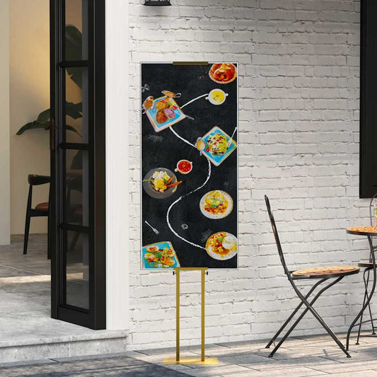 Beurs Displays 2 pcs Goud 30 x 23,5 x 210 cm Staal is nu te koop bij PeponiXL, paradijselijk wonen!