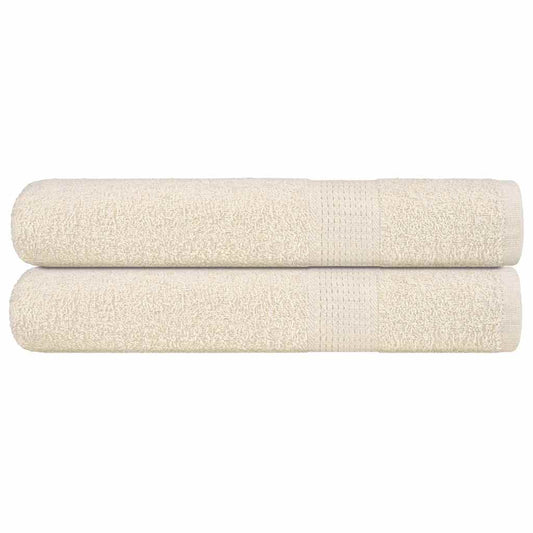 Saunahanddoeken FROGN 2 st 80x200 cm 360 g/m² crème is nu te koop bij PeponiXL, paradijselijk wonen!