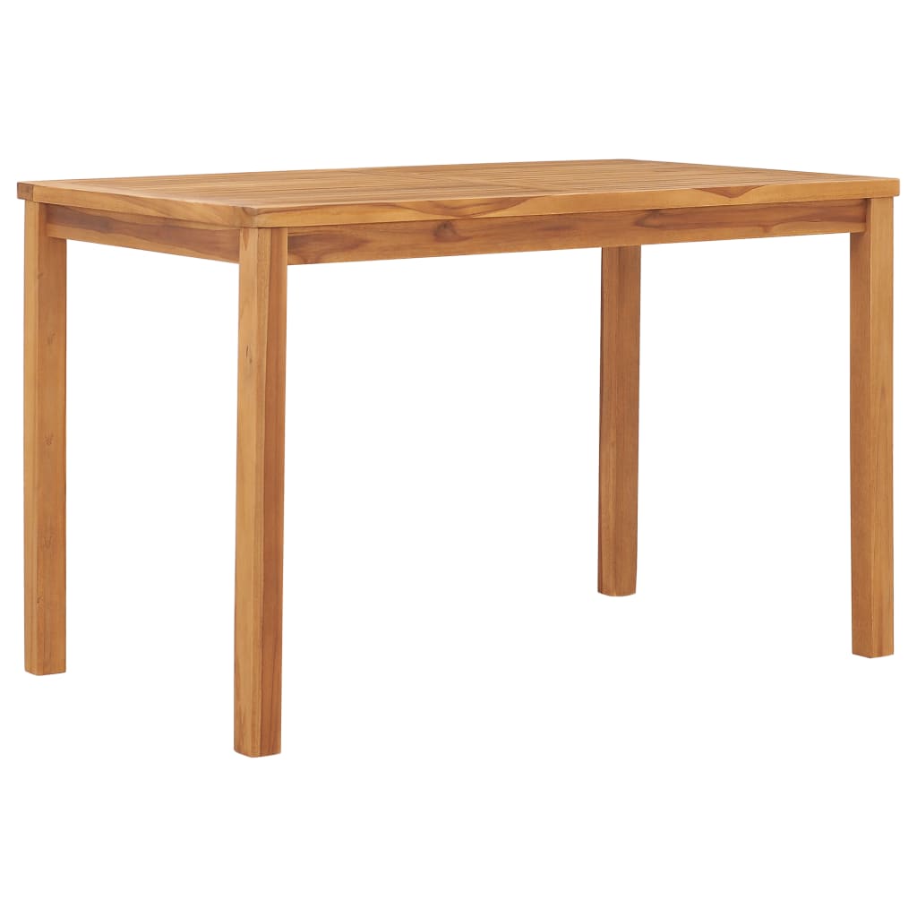 Tuintafel 120x70x77 cm massief teakhout is nu te koop bij PeponiXL, paradijselijk wonen!