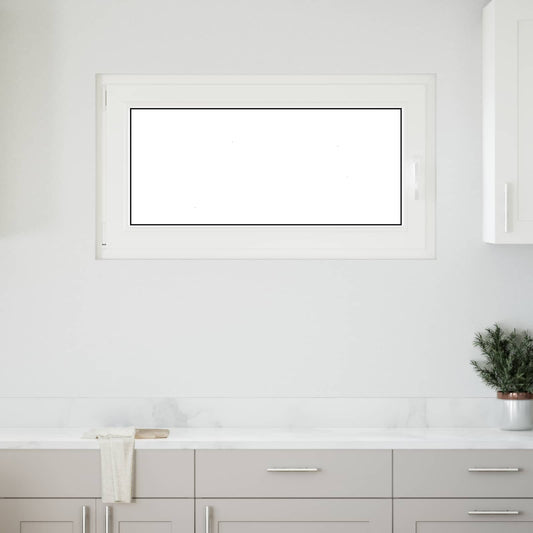 Kelderraam RISOR 110 x 50 cm PVC en glas Wit is nu te koop bij PeponiXL, paradijselijk wonen!
