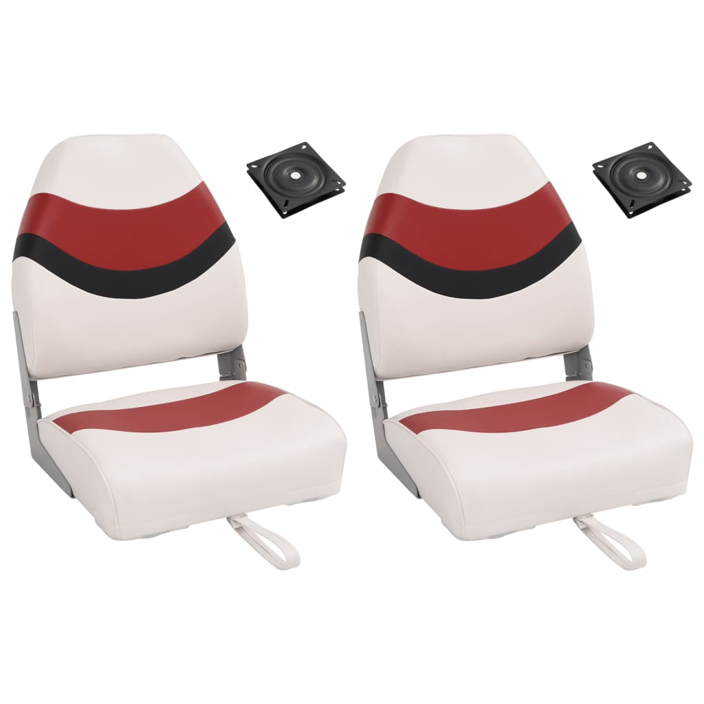 4-delige Bootstoelenset met hoge rugleuning inklapbaar is nu te koop bij PeponiXL, paradijselijk wonen!