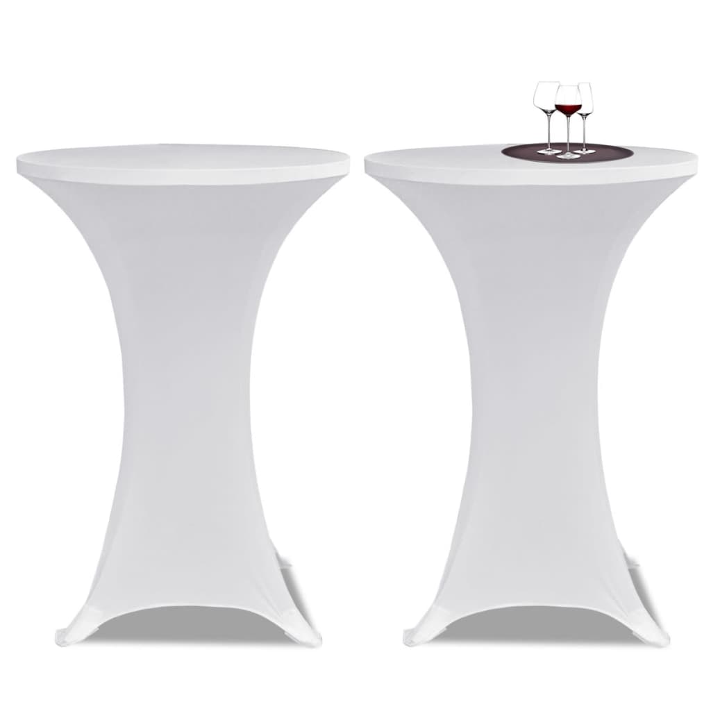 Statafelhoes Stretch Ø60cm Wit (2 stuks) is nu te koop bij PeponiXL, paradijselijk wonen!