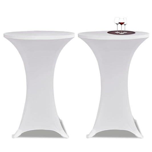 Statafelhoes Stretch Ø60cm Wit (2 stuks) is nu te koop bij PeponiXL, paradijselijk wonen!