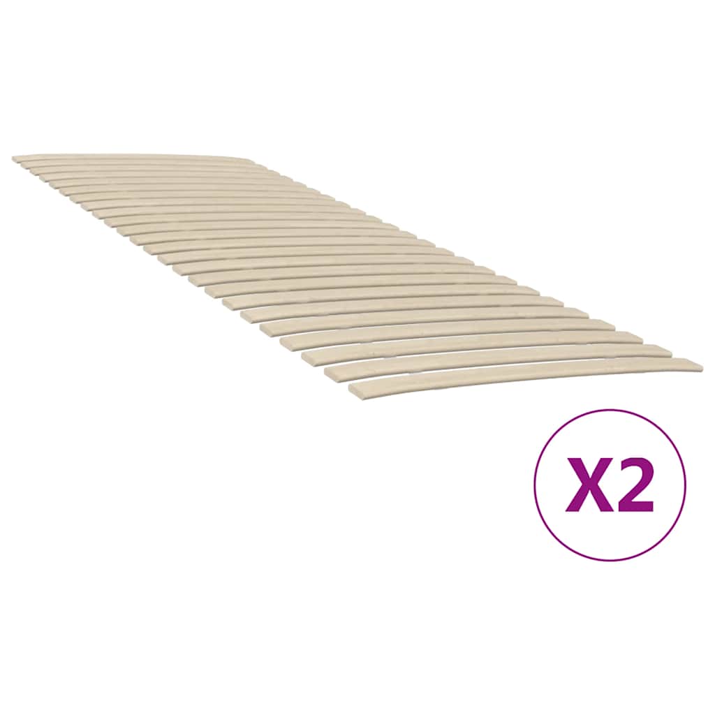 Lattenbodem met 48 latten 2 stuks 80x200 cm is nu te koop bij PeponiXL, paradijselijk wonen!