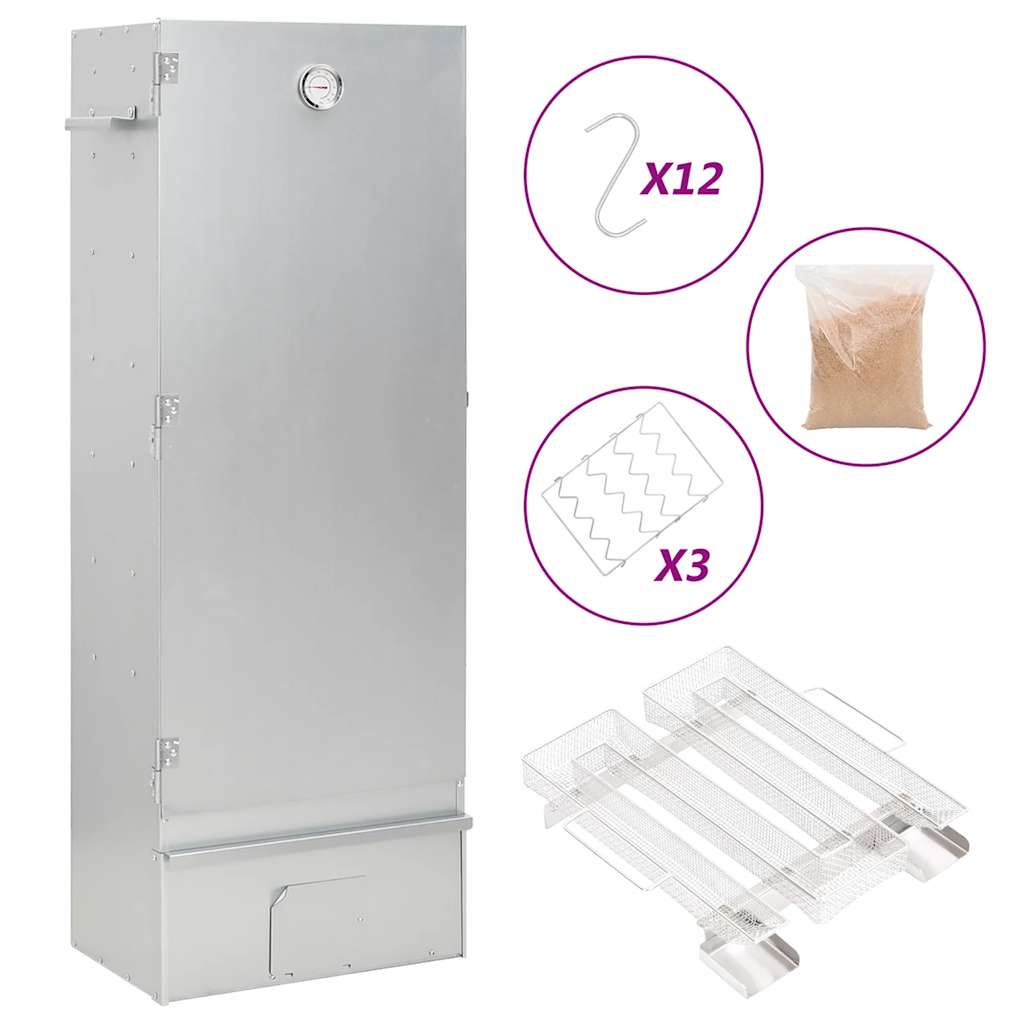 BBQ-rookoven met koude rookgenerator gegalvaniseerd staal is nu te koop bij PeponiXL, paradijselijk wonen!