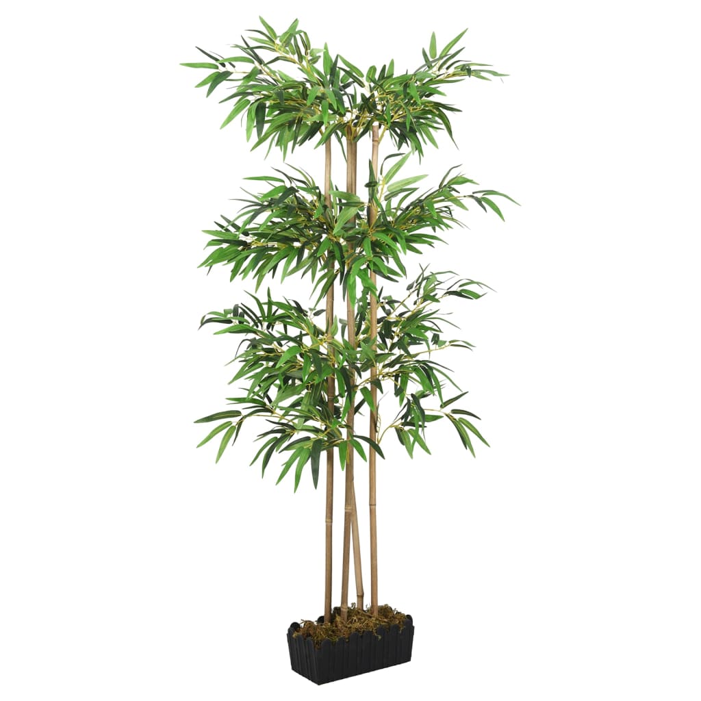 Kunstplant bamboe 380 bladeren 80 cm groen is nu te koop bij PeponiXL, paradijselijk wonen!