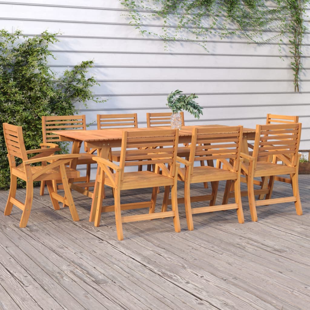 Tuintafel 200x90x75 cm massief acaciahout is nu te koop bij PeponiXL, paradijselijk wonen!