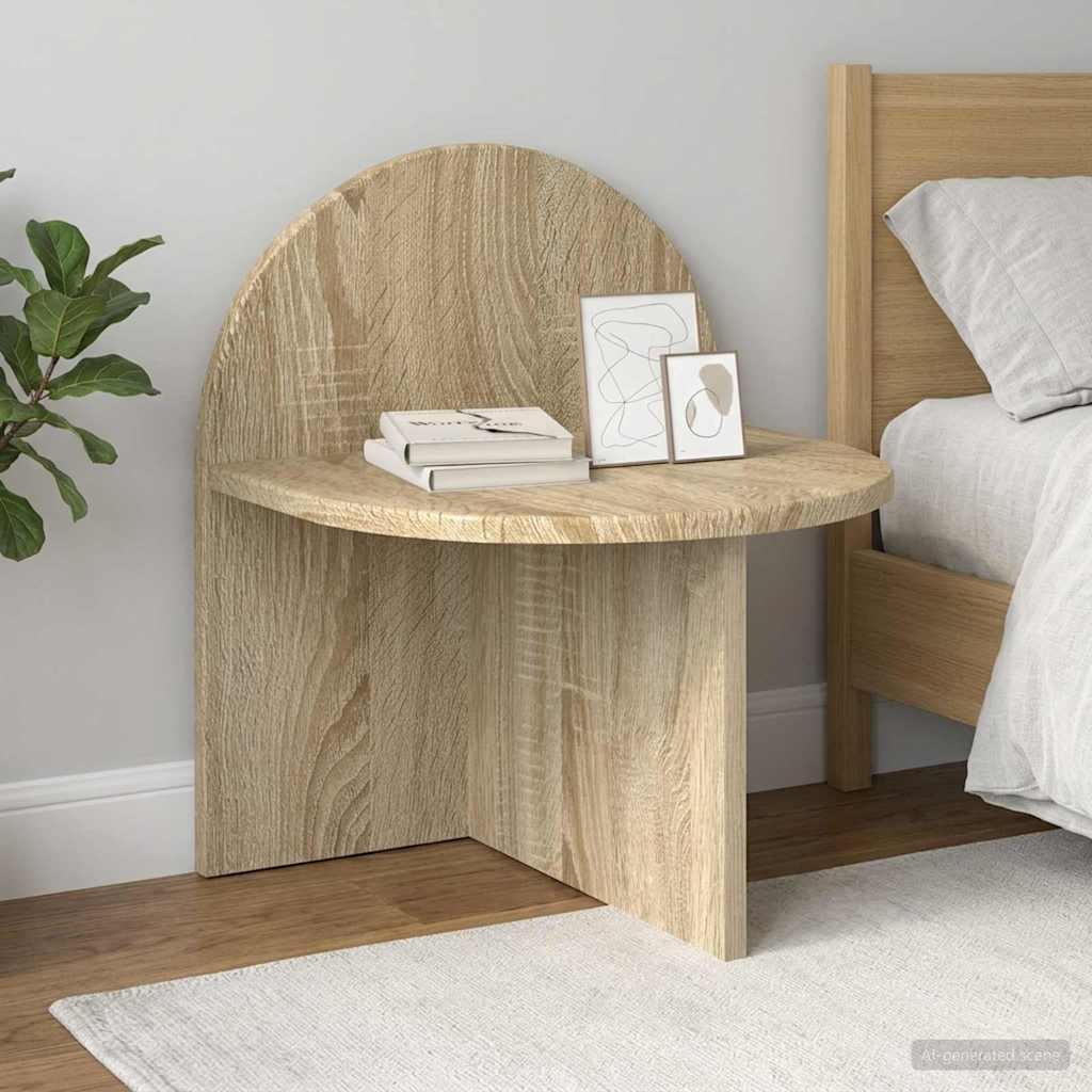 Nachtkastje 2 pcs Sonoma Eiken 40 x 35,5 x 45,5 cm is nu te koop bij PeponiXL, paradijselijk wonen!