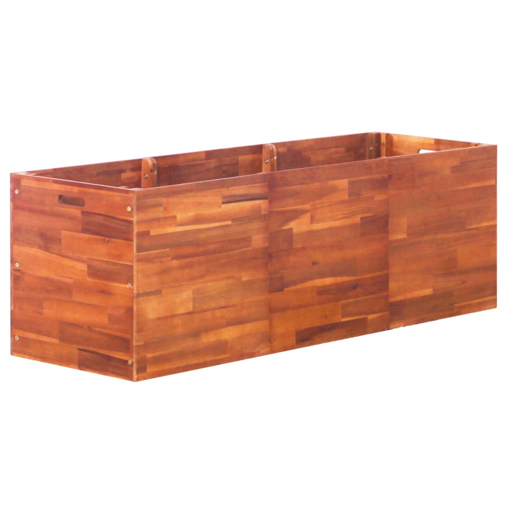 Plantenbak verhoogd 150x50x50 cm acaciahout is nu te koop bij PeponiXL, paradijselijk wonen!