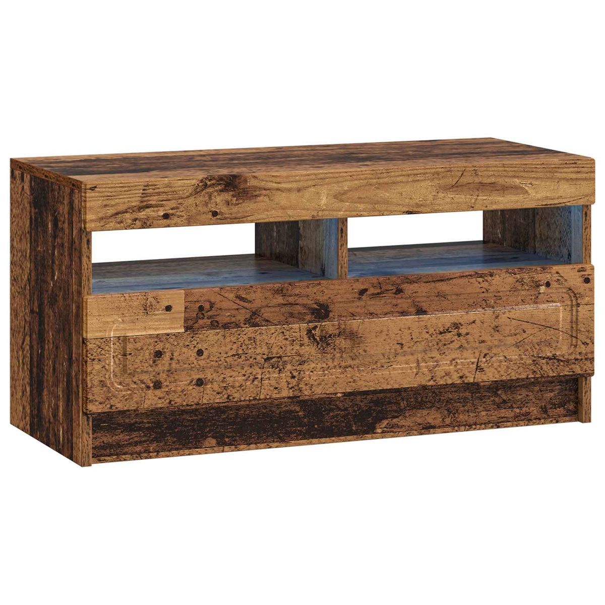 LED tv-meubel Oud hout Bewerkt hout is nu te koop bij PeponiXL, paradijselijk wonen!