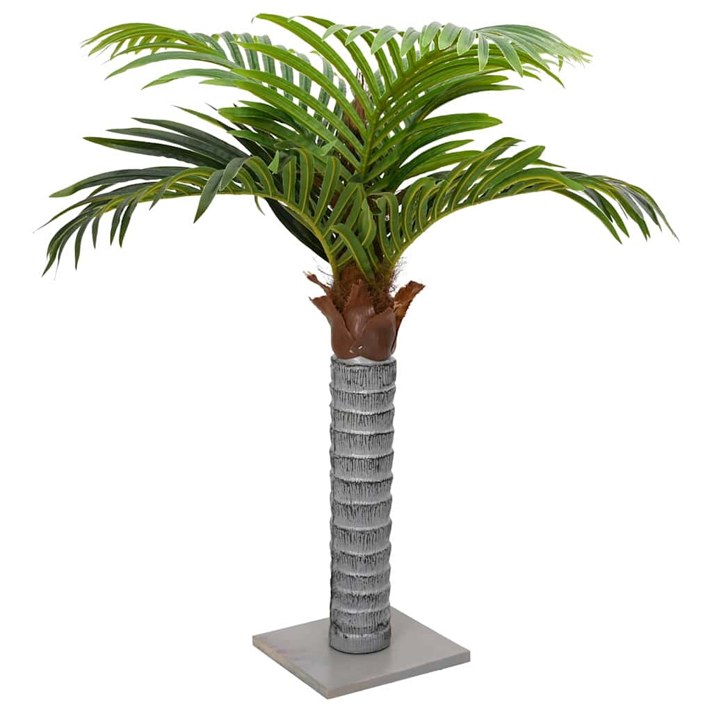 Kunstpalmboom 6 bladeren 100 cm groen is nu te koop bij PeponiXL, paradijselijk wonen!